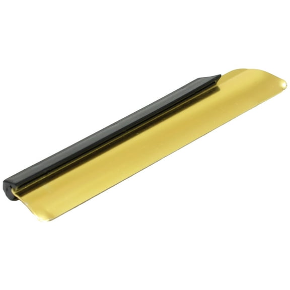 Excellante 5.5" Aluminum deluxe crumb sweeper, gold, comes in each