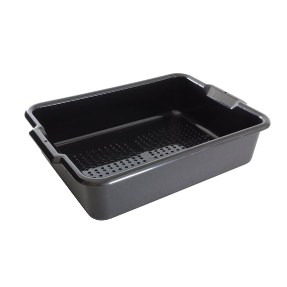 Excellante 5 PERFORATED BUS BOX, POLYPROPYLENE, BLACK, comes in each