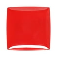 thumbnail image 1 of Excellante 6" Square Plate, 1/2" Deep, Pure Red Extra Heavy Weight Melamine Dinnerware Collection, Comes in Dozen, 1 of 2