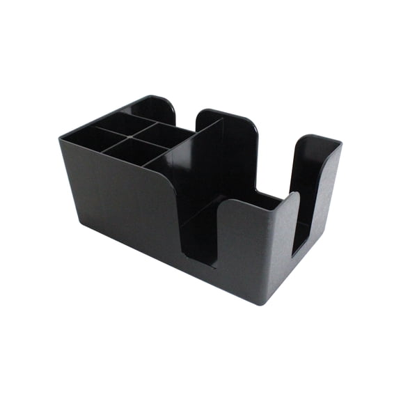 Excellante 6 compartment plastic bar caddy, comes in each