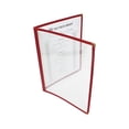 thumbnail image 1 of Excellante 8.5" x 11" double fold menu cover, maroon, comes in each, 1 of 2