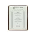 thumbnail image 1 of Excellante 8.5" x 11" single menu cover, brown, comes in each, 1 of 2
