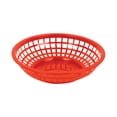 thumbnail image 1 of Excellante 8" round basket, red, comes in dozen, 1 of 2