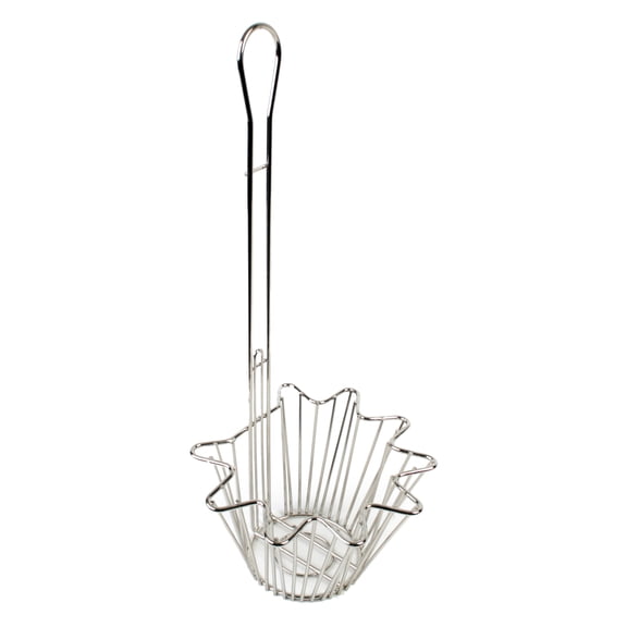 Excellante 8" x8" x 5" taco salad bowl basket, round bowl (overall height: 18"), comes in each
