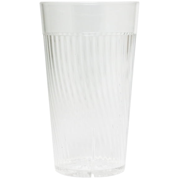 Excellante Belize 8 oz rock, polycarbonate, clear, comes in dozen