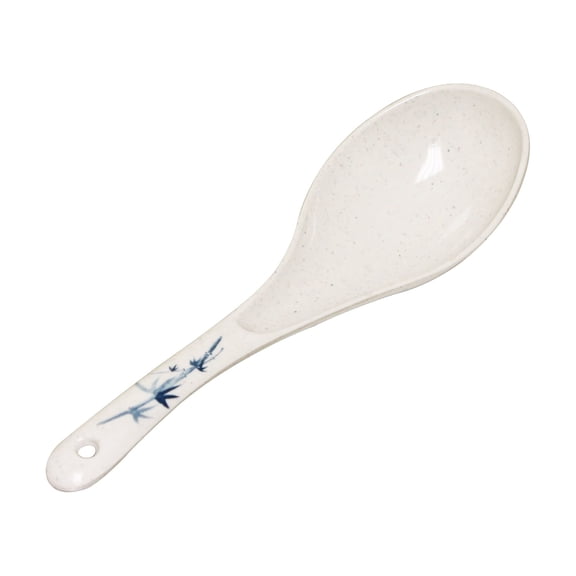 Excellante Blue Bamboo Melamine Dinnerware Collection 2 1/2 oz., 8 3/4" x 2 3/4" Ladle, Spoon, Comes In Dozen