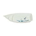 thumbnail image 1 of Excellante Blue bamboo melamine dinnerware collection 22 oz, 12" x 5 1/2" sushi boat (m), comes in dozen, 1 of 3