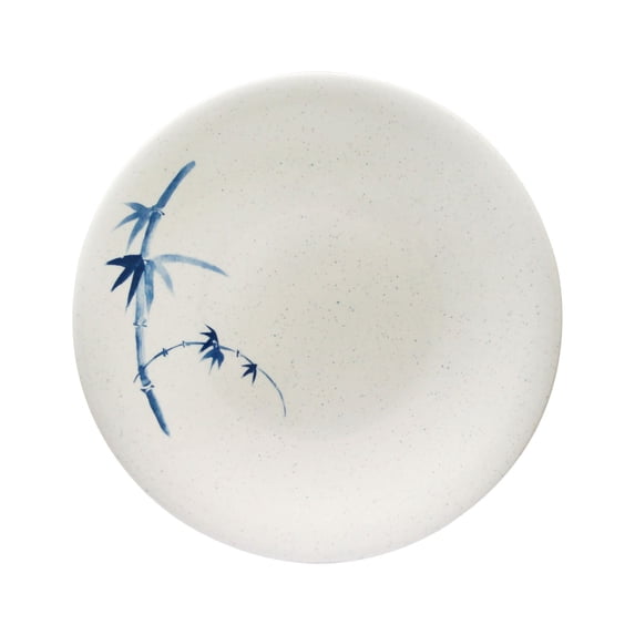 Excellante Blue bamboo melamine dinnerware collection 5 1/4" dinner plate, comes in dozen