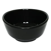 Excellante Classic Black Extra Heavy Weight Melamine Dinnerware Collection 19 Oz, 5 5/8 X 2 1/2 Bowl, in Dozen