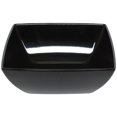 thumbnail image 1 of Excellante Classic Black Extra Heavy Weight Melamine Dinnerware Collection 60 Oz, 8" Square Bowl, 3 1/4" Deep, Comes in Dozen, 1 of 3