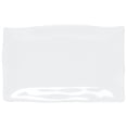 thumbnail image 1 of Excellante Classic White Extra Heavy Weight Melamine Dinnerware Collection 11 1/4" X 7 1/4" Wave Rectangular Plate, Comes in Dozen, 1 of 4