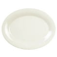 thumbnail image 1 of Excellante Color Ivory Melamine Dinnerware Collection 13 1/2" x 10 1/2" Platter, Comes in Dozen, 1 of 2