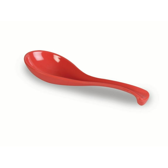 Excellante Color Orange Melamine Dinnerware Collection 1 oz., 6 3/8" Spoon, Comes In Dozen