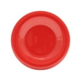thumbnail image 1 of Excellante Color Pure Red Melamine Dinnerware Collection 6.5 Inch Wide Rim Round Plate, Comes in Dozen, 1 of 2