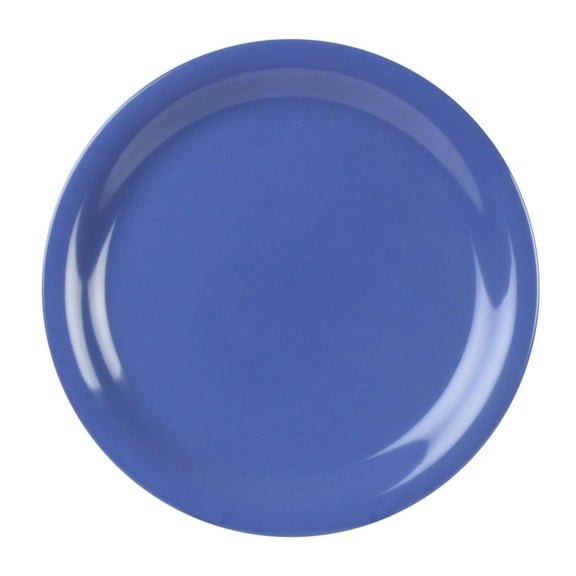 Excellante Color Purple Melamine Dinnerware Collection 7.25 Inch Narrow Rim Round Plate, Comes in Dozen