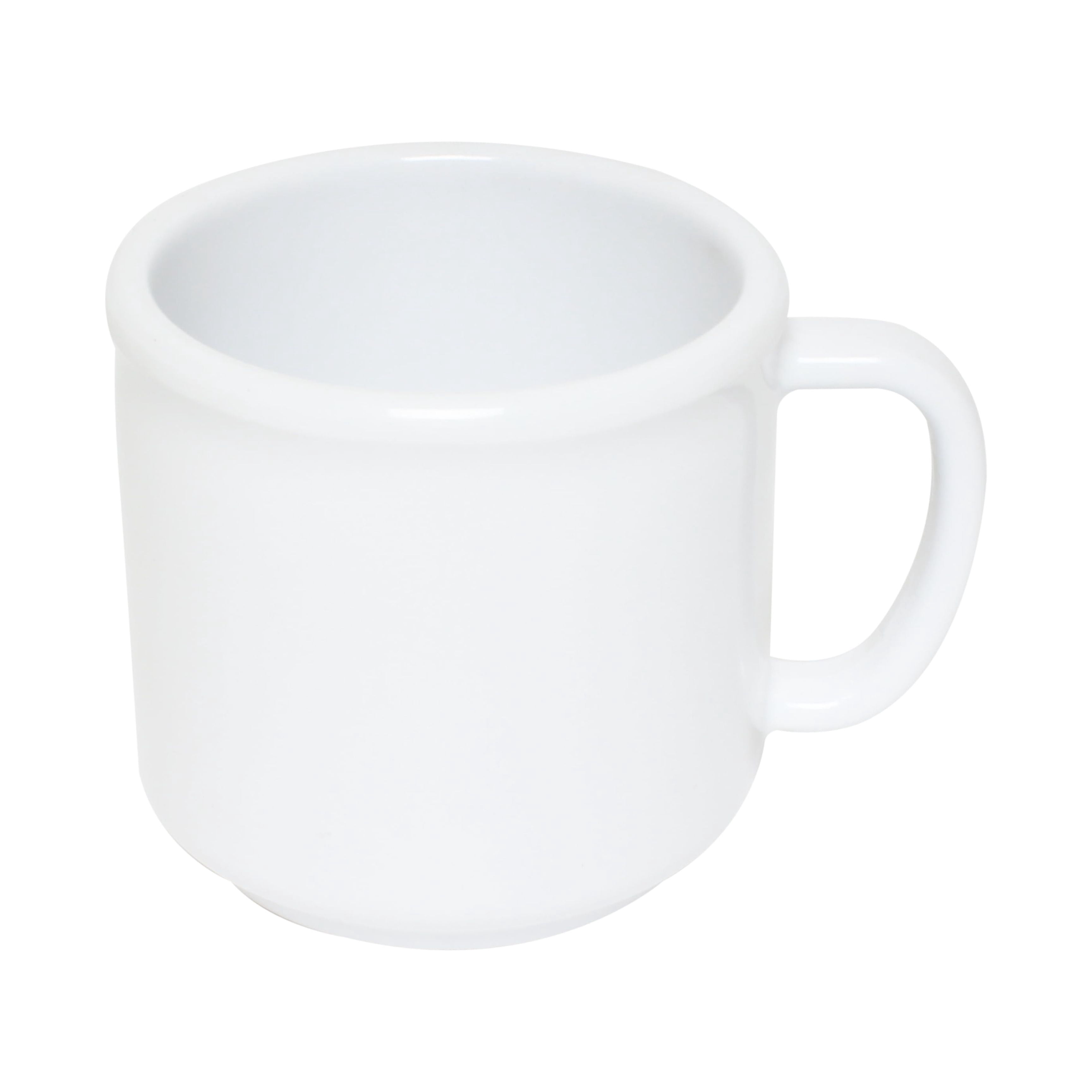 Excellante Color White melamine dinnerware collection 10 oz mug, white,  comes in dozen - Walmart.com