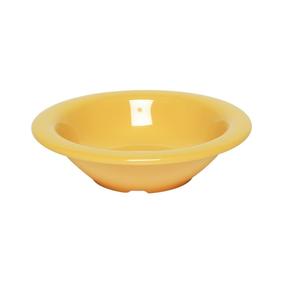 Excellante Color Yellow Melamine Dinnerware Collection 4.75 Inch Salad Bowl - 4 oz., Comes In Dozen