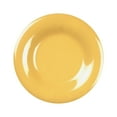 thumbnail image 1 of Excellante Color Yellow Melamine Dinnerware Collection 5.5 Inch Wide Rim Round Plate, Comes in Dozen, 1 of 2