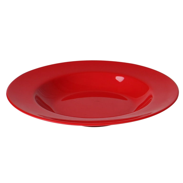 Excellante Color pure red melamine dinnerware collection 16 oz, 11