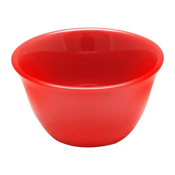 Excellante Color pure red melamine dinnerware collection bouillon mug - 7 oz, comes in dozen