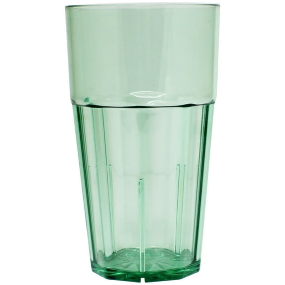 Excellante Diamond 24 oz polycarbonate tumbler, green, comes in dozen