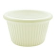 thumbnail image 1 of Excellante Fluted Melamine Ramekin Collection 1-1/2 oz., 2-1/2" Fluted Ramekin, Bone-Retail Pack, Melamine Dinnerware, Comes in Pack of 12, 1 of 2