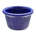 thumbnail image 1 of Excellante Fluted Melamine Ramekin Collection 1-1/2 oz., 2-1/2" Fluted Ramekin, Cobalt Blue, Comes in Dozen, 1 of 2