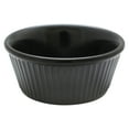 thumbnail image 1 of Excellante Fluted Melamine Ramekin Collection 3-1/2 oz., 3-3/8" Fluted Ramekin, Black, Comes in Dozen, 1 of 2