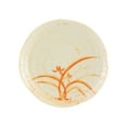 thumbnail image 1 of Excellante Gold Orchid Melamine Dinnerware Collection 6" Lotus Shape Plate, Comes in Dozen, 1 of 2