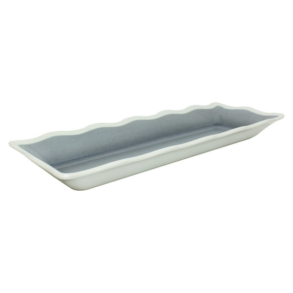 Excellante Graham melamine dinnerware collection 58 oz/1.8 quart, 17 1/2"x6 3/4" tray, comes in each