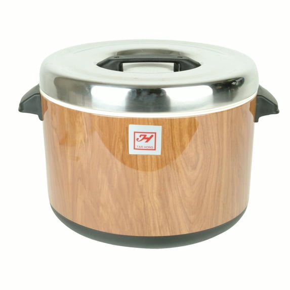 Excellante Insulated sushi pot - wood grain- 40 cups, comes in each