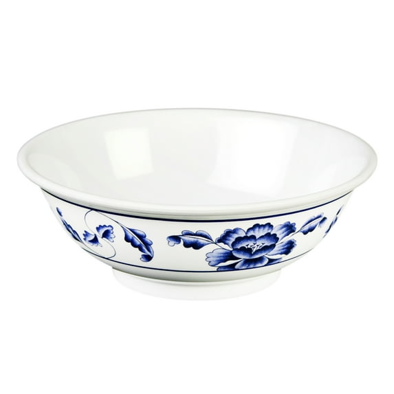 Excellante Lotus Melamine Dinnerware Collection 52 Oz, 8 3/4" Rimless Bowl, Comes in Dozen