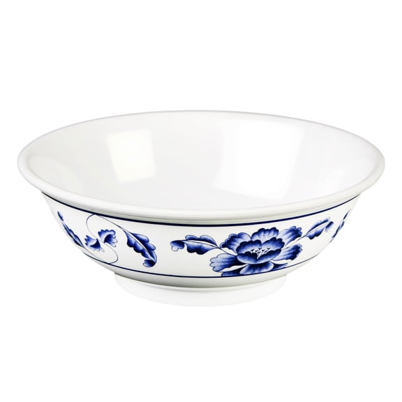 Excellante Lotus Melamine Dinnerware Collection 96 Oz, 11" Rimless Bowl, Comes in Dozen