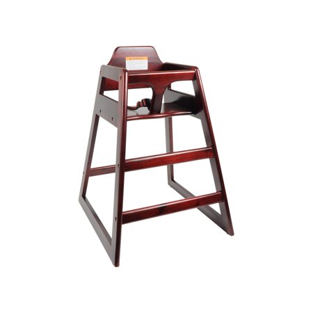 Excellante MAHOGANY WOOD FINISHED HIGH CHAIR, K.D. ASTM404 CERTIFIED, comes in each
