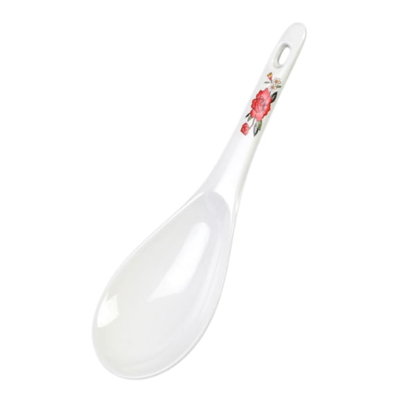 Excellante Melamine Dinnerware Collection 1-1/2 oz., 8-1/4" x 2-3/4" Rice Ladle Thailand, Comes in Dozen
