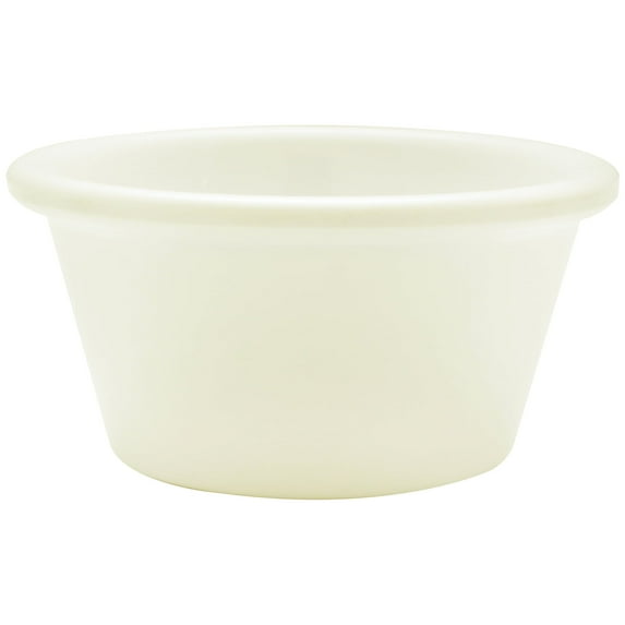 Excellante Melamine Ramekin Collection 2-1/2 oz., 2-7/8" Smooth Ramekin, Bone, Comes in Dozen