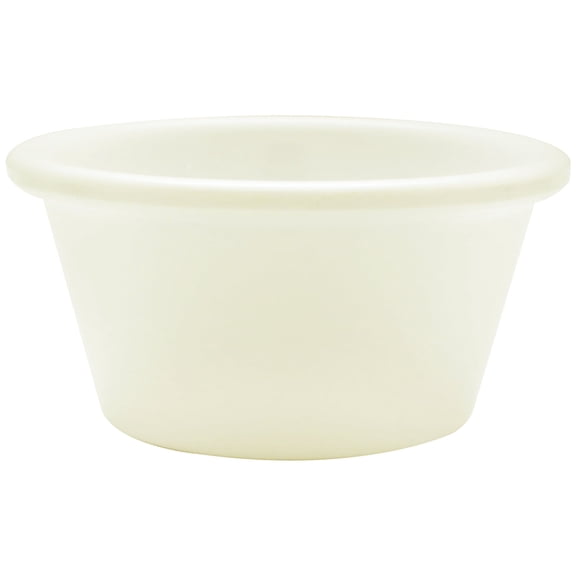 Excellante Melamine Ramekin Collection 2-1/2 oz., 2-7/8" Smooth Ramekin, Bone, Comes in Dozen