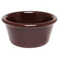 thumbnail image 1 of Excellante Melamine Ramekin Collection 2-1/2 oz., 2-7/8" Smooth Ramekin, Chocolate, Comes in Dozen, 1 of 2