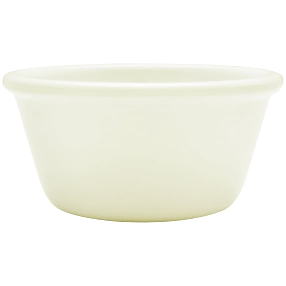 Excellante Melamine Ramekin Collection 3 oz., 3-1/8" Smooth Ramekin, Bone-Retail Pack, Comes in Pack of 12