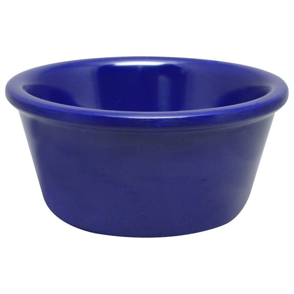 Excellante Melamine Ramekin Collection 3 oz., 3-1/8" Smooth Ramekin, Cobalt Blue, Comes in Dozen