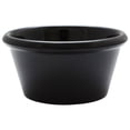 thumbnail image 1 of Excellante Melamine ramekin collection 6 oz, 3 7/8" smooth ramekin, black, comes in dozen, 1 of 2