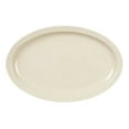 thumbnail image 1 of Excellante Nustone Tan Melamine Dinnerware Collection 13 1/4" x 9 5/8" Narrow Rim Platter, Comes in Dozen, 1 of 2
