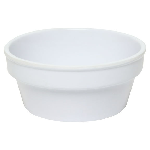 Excellante Nustone White Melamine Dinnerware Collection 2.875 Inch - 2.5 oz. Sauce Cup, Ramekin, Comes In Dozen