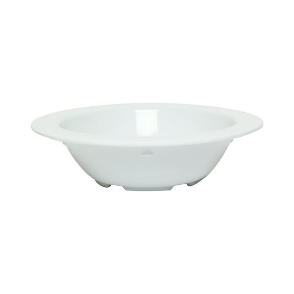 Excellante Nustone White Melamine Dinnerware Collection 4.75 Inch - 4 Oz Fruit Bowl, Comes in Dozen