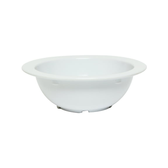 Excellante Nustone White Melamine Dinnerware Collection 5.20 Inch - 10 oz. Grapefruit Bowl, Comes In Dozen