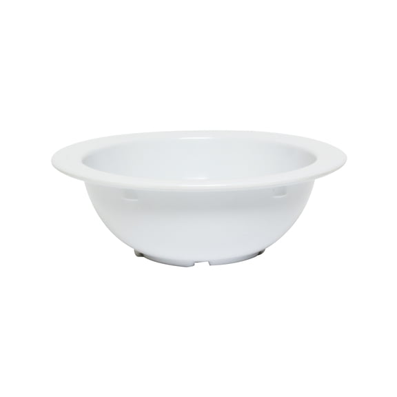 Excellante Nustone White Melamine Dinnerware Collection 5.75 Inch - 13 oz. Grapefruit Bowl, Comes In Dozen