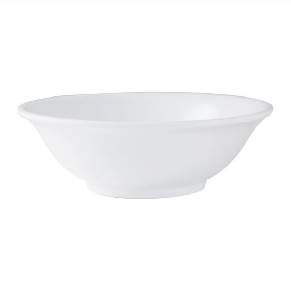 Excellante Nustone White Melamine Dinnerware Collection 6.875 Inch - 22 Oz Rimless Bowl, Comes in Dozen