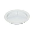 thumbnail image 1 of Excellante Nustone White Melamine Dinnerware Collection 8 3/4" Deep Compartment Plate, Comes in Dozen, 1 of 3