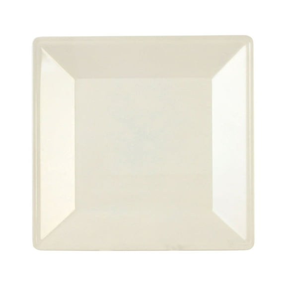Excellante Passion Pearl Melamine Dinnerware Collection 13.75 X 13.75 Inch Square Plate, 2.25 Inch Deep, Comes in Each