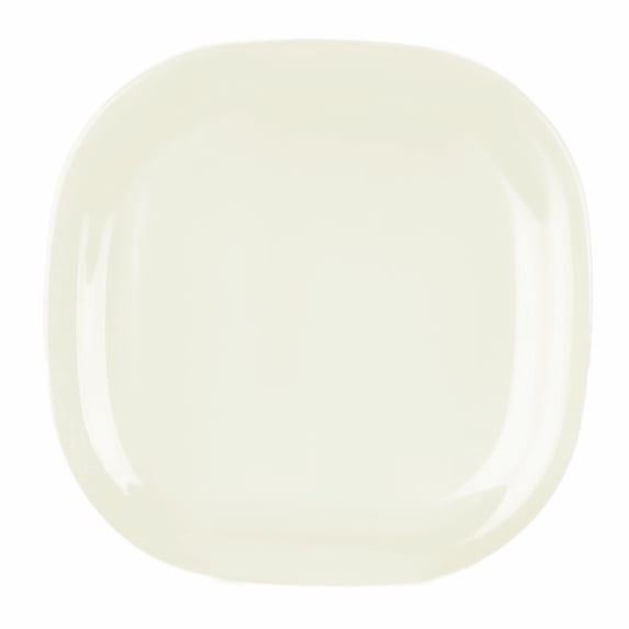 Excellante Passion Pearl Melamine Dinnerware Collection 14 X 14 Inch Round Square Plate, Comes in Each